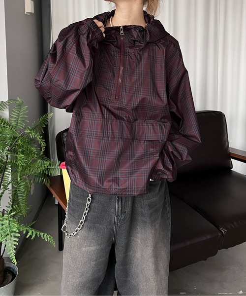 [男女共用]ノルディ◆Seersucker Anorak SET◆アノラック セット ナイロンアノラック（マウンテンパーカー）｜null.（ヌル