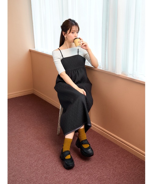 Mafmof(マフモフ)の「Mafmof(マフモフ)8cm厚底パルサーウェッジソールサンダルスニーカー(スニーカー・レディース・ホワイト/ブラック・M/L/LL/S)」の5枚目の写真