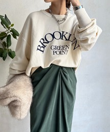 DouDou | 【WEB限定】スウェットライクロゴプルオーバー(ニット/セーター)