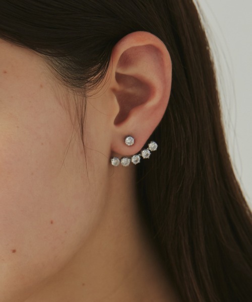 ciite' surgical stainless(シーテサージカルステンレス)の「【 金属アレルギー対応 】 ビジューデザインピアス サージカルステンレス (両耳用)(ピアス(両耳用)・レディース・シルバー/ゴールド・FREE)」の13枚目の写真