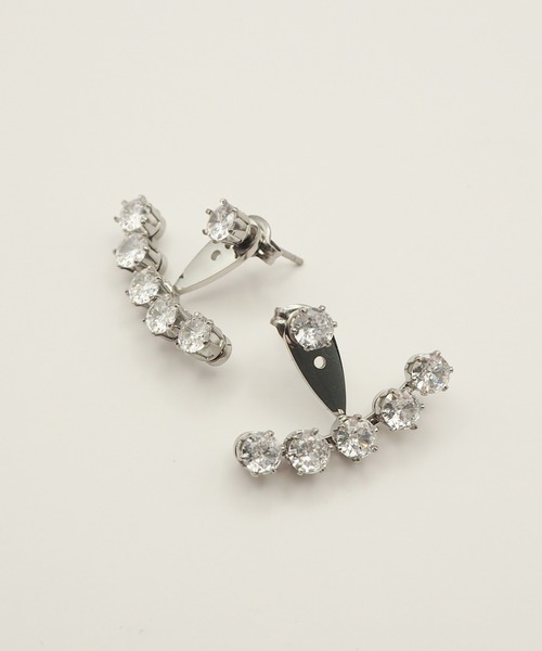 ciite' surgical stainless(シーテサージカルステンレス)の「【 金属アレルギー対応 】 ビジューデザインピアス サージカルステンレス (両耳用)(ピアス(両耳用)・レディース・シルバー/ゴールド・FREE)」の20枚目の写真