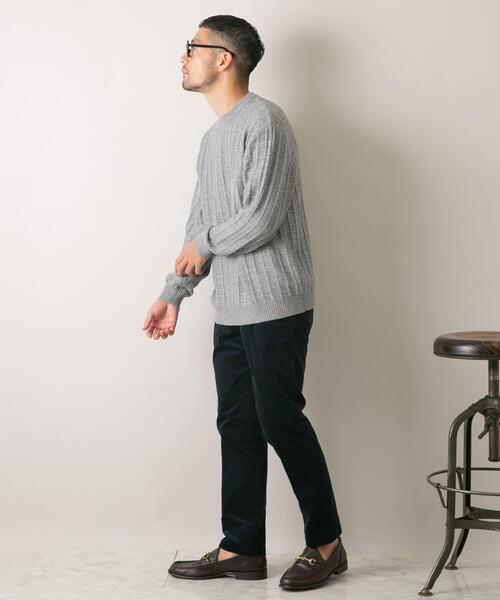 URBAN RESEARCH ROSSO MEN(アーバンリサーチロッソメン)の「『XLサイズあり』メリノウール変形ワッフルニット(ニット/セーター・メンズ・ブラウン/ブラック/ネイビー/ベージュ/ライトグレー・X-LARGE/LARGE/MEDIUM/SMALL)」の14枚目の写真