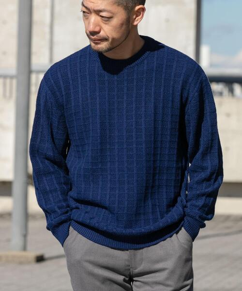 新品未使用 DRIES VAN NOTEN メリノウールセーター XL セール】『XLサイズあり』メリノウール変形ワッフルニット（ニット