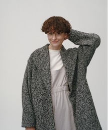 NERGY | シャギービッグカラーコート(チェスターコート)