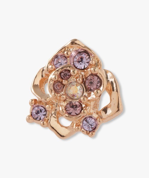 ANNA SUI(アナスイ)の「薔薇モチーフ ピアス(ピアス(両耳用)・レディース・パープル/ピンク・ONE SIZE)」の6枚目の写真