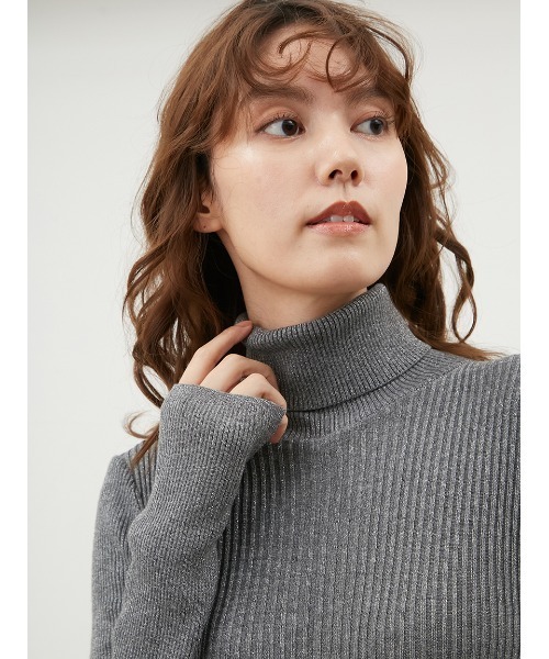 Leilian グレー タートルネック ワンピース　新品未使用♡ Leilian グレー タートルネック ワンピース 新品未使用♡ Leilian