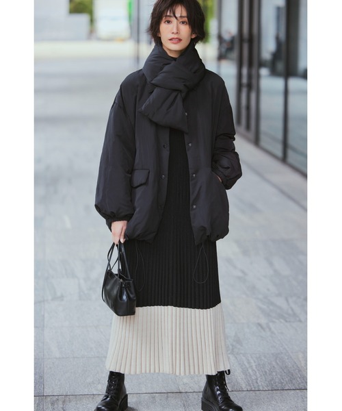 Mila Owen（ミラオーウェン）の「タートルネックロングリブニット