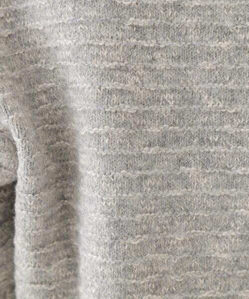 couture brooch(クチュールブローチ)の「◆【上品な着こなしが叶う】ツイード風ニットジャケットカーディガン(カーディガン/ボレロ・レディース・チャコールグレー/グレー/アイボリー・38)」の9枚目の写真