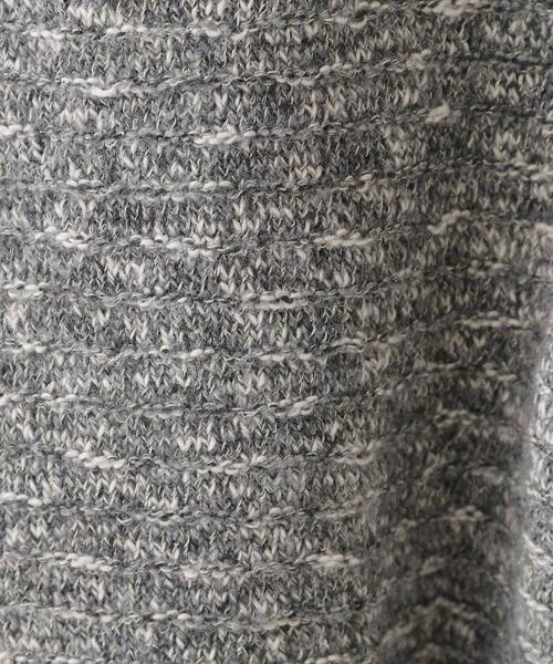 couture brooch(クチュールブローチ)の「◆【上品な着こなしが叶う】ツイード風ニットジャケットカーディガン(カーディガン/ボレロ・レディース・チャコールグレー/グレー/アイボリー・38)」の10枚目の写真