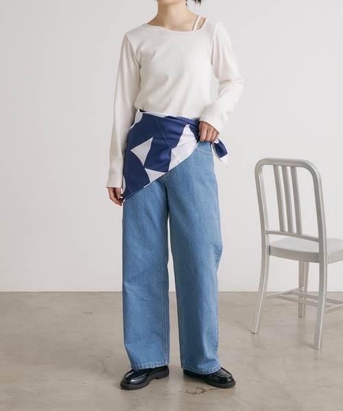 CIAOPANIC TYPY（チャオパニックティピー）の「【PONセレクト！】アソート柄大判スカーフ（ストール/ショール・レディース・バーガンディー/ブラウン/ネイビー・ONE SIZE）」の9枚目の写真