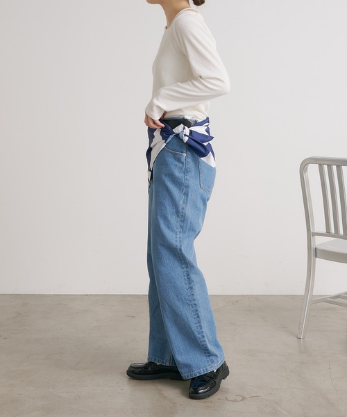 CIAOPANIC TYPY（チャオパニックティピー）の「【PONセレクト！】アソート柄大判スカーフ（ストール/ショール・レディース・バーガンディー/ブラウン/ネイビー・ONE SIZE）」の10枚目の写真