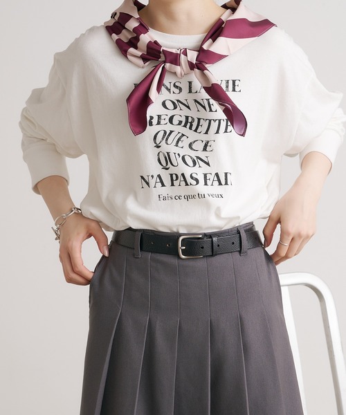 CIAOPANIC TYPY（チャオパニックティピー）の「【PONセレクト！】アソート柄大判スカーフ（ストール/ショール・レディース・バーガンディー/ブラウン/ネイビー・ONE SIZE）」の18枚目の写真