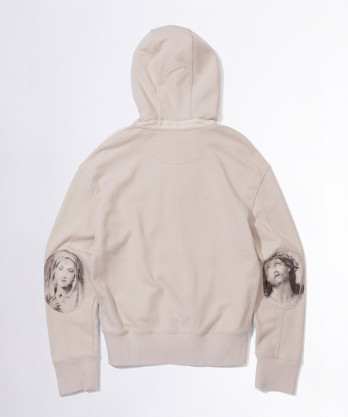 SCULPTOR（スカルプター）の「Beaded Hoodie Zip-Up/ビーズフーディ