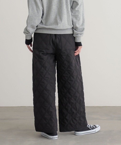 n'OrLABEL（ノアールレーベル）の「『キルティングパンツ』（その他パンツ・レディース・スミクロ/アイボリー/カーキ・1/2）」の6枚目の写真