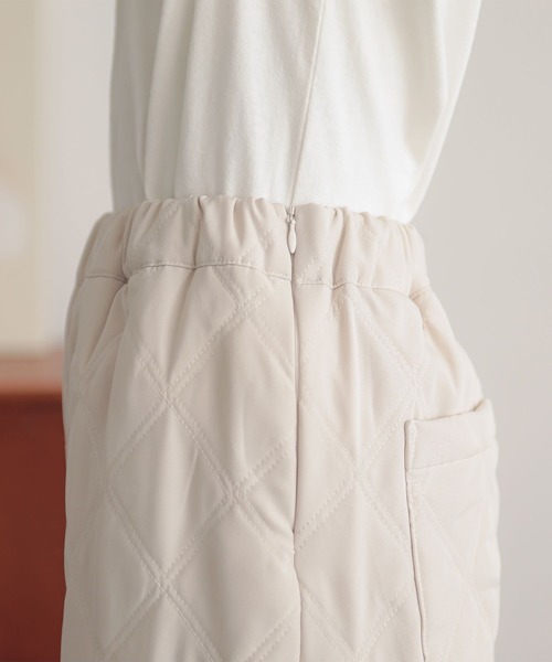 n'OrLABEL（ノアールレーベル）の「『キルティングパンツ』（その他パンツ・レディース・スミクロ/アイボリー/カーキ・1/2）」の13枚目の写真