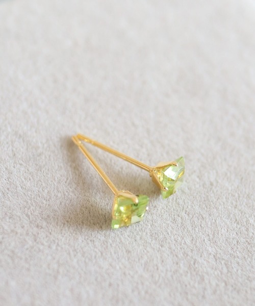 CERCA(チェルカ)の「KAM.accessory/スクエア天然石スタッドピアス/サージカルステンレス316(ピアス(両耳用)・レディース・B/G/I/A/H/C/D/E/F・FREE)」の15枚目の写真