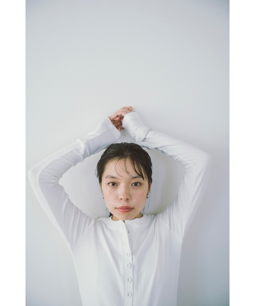 DRWCYS(ドロシーズ)の「ヘンリーネックプルオーバー(Tシャツ/カットソー・レディース・ホワイト/ブラック・FREE)」の21枚目の写真