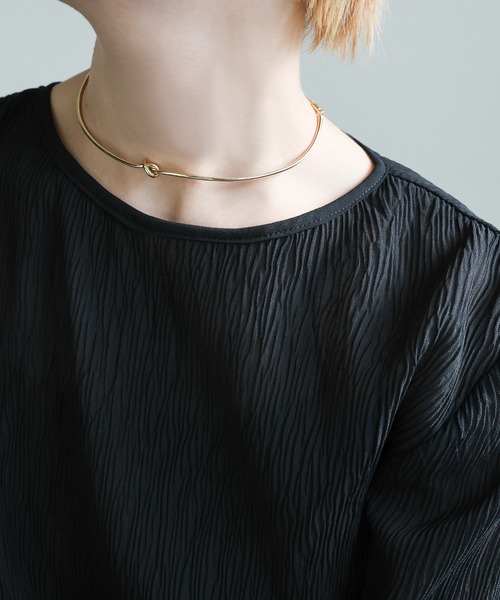 select MOCA（セレクトモカ）の「スライドノットネックレス（ネックレス・レディース・シルバー/ゴールド・FREE）」の12枚目の写真