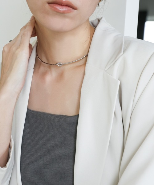select MOCA（セレクトモカ）の「スライドノットネックレス（ネックレス・レディース・シルバー/ゴールド・FREE）」の16枚目の写真