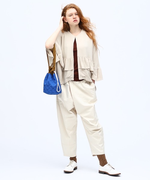 Kelen（ケレン）の「「KELEN / ケレン」 スモッキングデザインバッグ SUNNY（トートバッグ・レディース・ブルー/ブラック/イエロー/ピンク・FREE）」の19枚目の写真