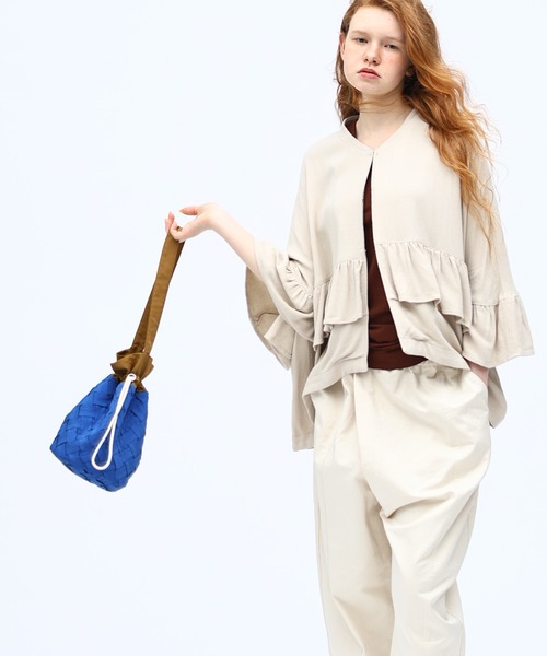 Kelen（ケレン）の「「KELEN / ケレン」 スモッキングデザインバッグ SUNNY（トートバッグ・レディース・ブルー/ブラック/イエロー/ピンク・FREE）」の20枚目の写真