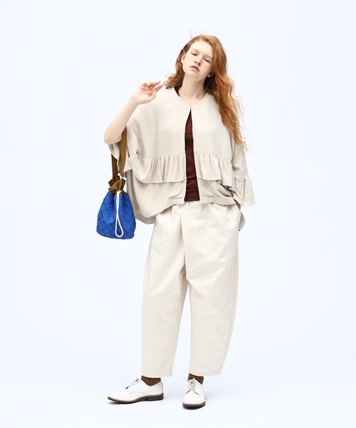 Kelen（ケレン）の「「KELEN / ケレン」 スモッキングデザインバッグ SUNNY（トートバッグ・レディース・ブルー/ブラック/イエロー/ピンク・FREE）」の17枚目の写真