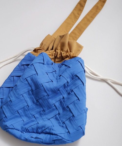 Kelen（ケレン）の「「KELEN / ケレン」 スモッキングデザインバッグ SUNNY（トートバッグ・レディース・ブルー/ブラック/イエロー/ピンク・FREE）」の8枚目の写真