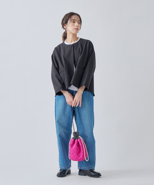 Kelen（ケレン）の「「KELEN / ケレン」 スモッキングデザインバッグ SUNNY（トートバッグ・レディース・ブルー/ブラック/イエロー/ピンク・FREE）」の16枚目の写真