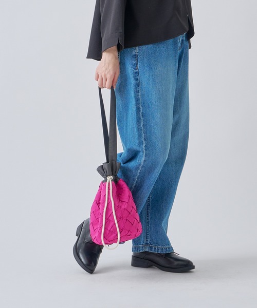 Kelen（ケレン）の「「KELEN / ケレン」 スモッキングデザインバッグ SUNNY（トートバッグ・レディース・ブルー/ブラック/イエロー/ピンク・FREE）」の9枚目の写真