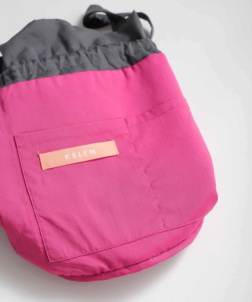 Kelen（ケレン）の「「KELEN / ケレン」 スモッキングデザインバッグ SUNNY（トートバッグ・レディース・ブルー/ブラック/イエロー/ピンク・FREE）」の18枚目の写真