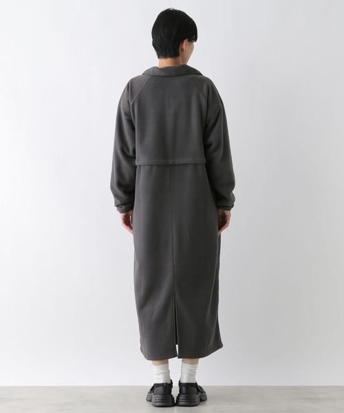 LEPSIM（レプシィム）の「フリース切り替えワンピース 234244