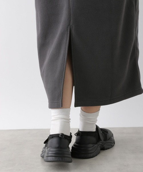 LEPSIM（レプシィム）の「フリース切り替えワンピース 234244