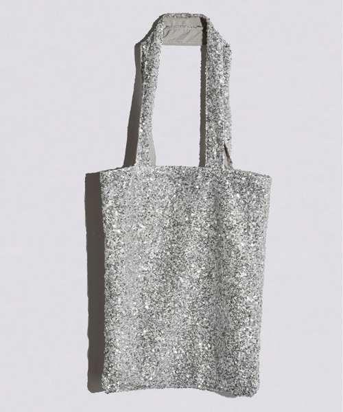 kiehtova（キエトヴァ）の「【kiehtova】SPANGLE TOTE BAG/スパンコール トート バッグ（トートバッグ・レディース・ブラック/シルバー・FREE）」の12枚目の写真