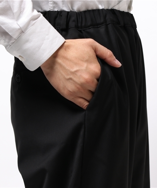 Lui's（ルイス）の「Lui's(ルイス) イージースラックスパンツ（スラックス・メンズ・ブラック・FREE）」の7枚目の写真