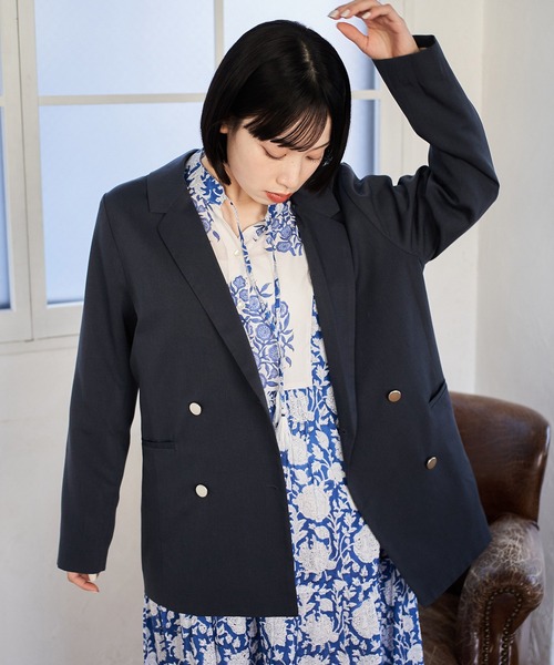 NAO（ナオ）の「配色テーラードジャケット（テーラードジャケット