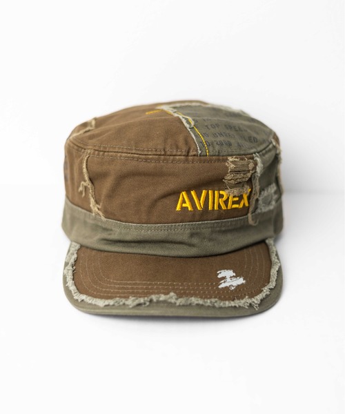 AVIREX(アヴィレックス)の「●AVIREX●Damege Work Cap(キャップ・メンズ・ブラック/オリーブ/ベージュ/ネイビー・FREE)」の15枚目の写真