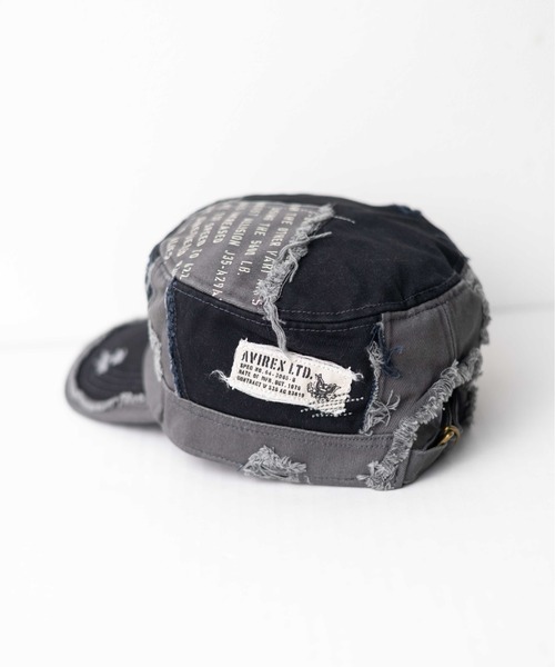 AVIREX(アヴィレックス)の「●AVIREX●Damege Work Cap(キャップ・メンズ・ブラック/オリーブ/ベージュ/ネイビー・FREE)」の5枚目の写真