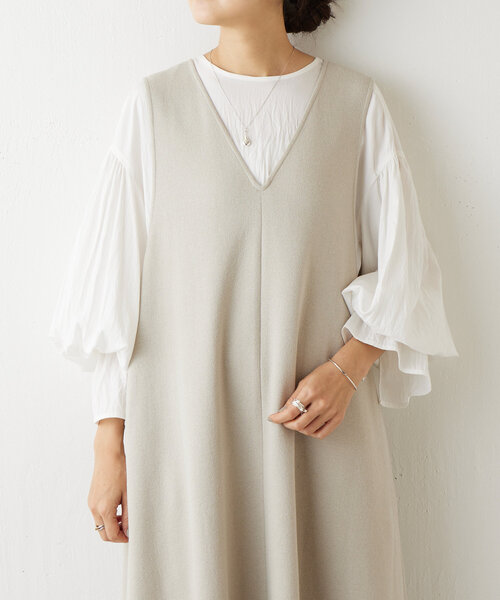 【新品】BEARDSLEY ビアズリー ブークレフレアーワンピース セール】ブークレフレアーワンピース（ワンピース）｜BEARDSLEY
