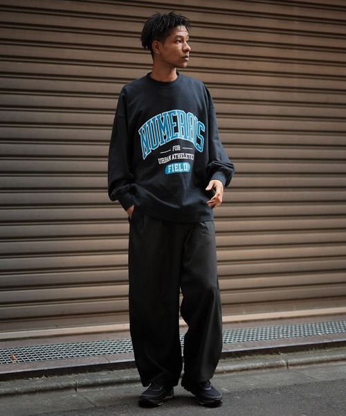 niko and...（ニコアンド）の「【NUMERALS】2タックスラックス（スラックス・メンズ・チャコール/ブラック・LARGE/MEDIUM）」の6枚目の写真