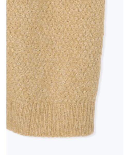 Samansa Mos2(サマンサ モスモス)の「【マシンウォッシャブル】前後2WAY柄編みベスト(ベスト・レディース・ベージュ/チャコールグレー/グリーン/モカ・F)」の14枚目の写真