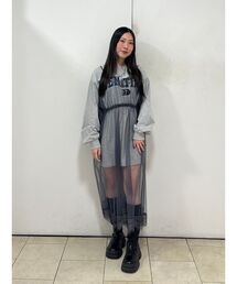 jouetie | チュールレイヤードロングワンピース(ワンピース)