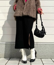 Q | ストレッチタイトスカート(スカート)