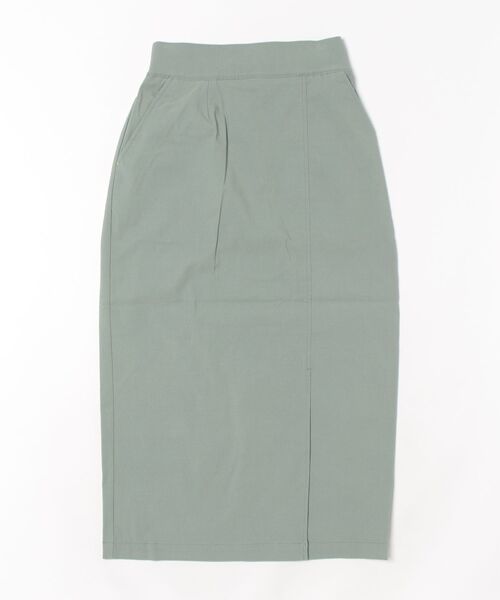 Q(キュー)の「ストレッチタイトスカート(スカート・レディース・カーキ/ブラック・MEDIUM)」の5枚目の写真