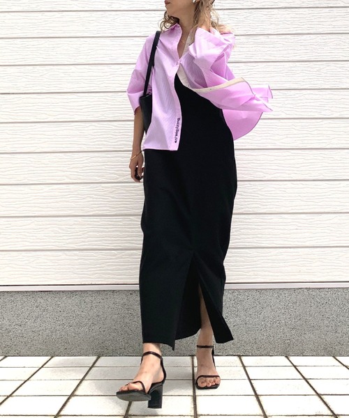 Q(キュー)の「ストレッチタイトスカート(スカート・レディース・カーキ/ブラック・MEDIUM)」の21枚目の写真