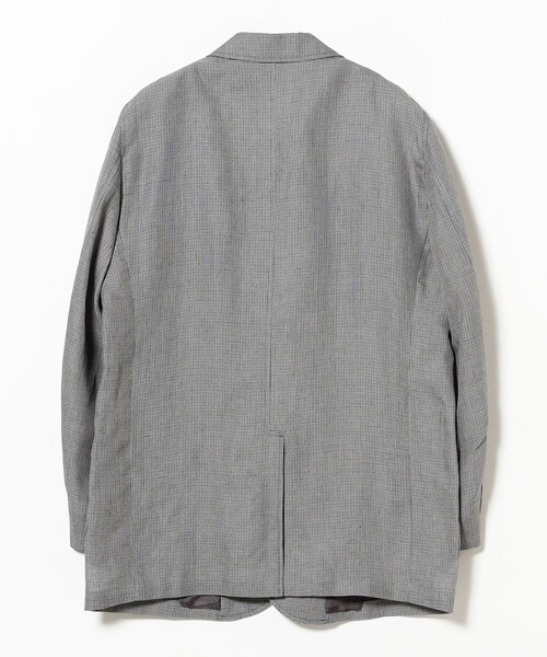 【最終】BEAMS PLUS / 3ボタンボックスフィットジャケット セール】3ボタン ボックスフィット チェック ジャケット
