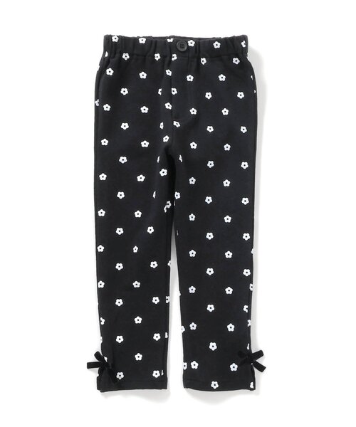 apres les cours（アプレレクール）の「裾リボン/7days Style pants（その他パンツ・キッズ・アイボリー/インディゴブルー/ブラック・90/100/110/120/80/130）」の2枚目の写真