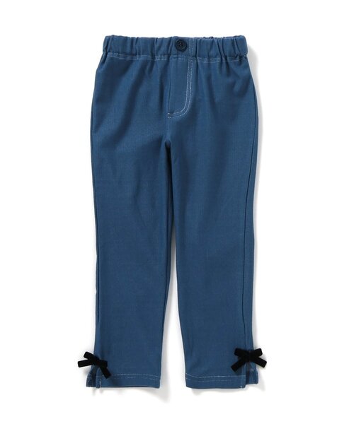 apres les cours（アプレレクール）の「裾リボン/7days Style pants（その他パンツ・キッズ・アイボリー/インディゴブルー/ブラック・90/100/110/120/80/130）」の16枚目の写真