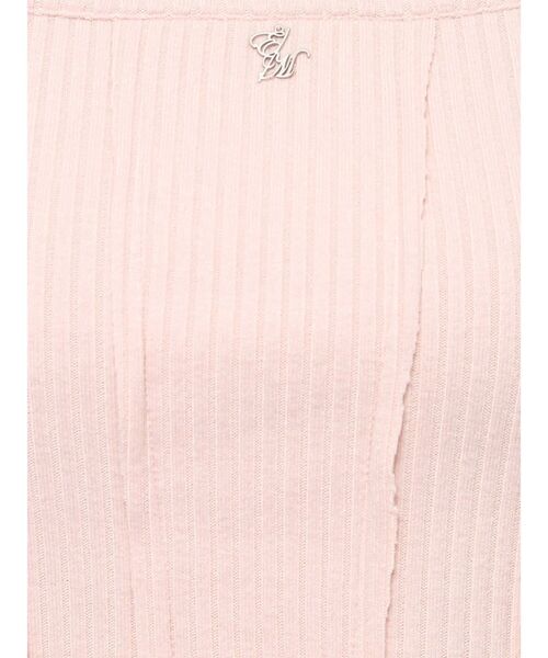 セール】カットアウトショルダーリブTOP（Tシャツ/カットソー