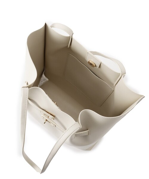 grove(グローブ)の「【A4】ベルトタックハンドルトート(トートバッグ・レディース・ダークグレー/ライトグレー/アイボリー/ブラック・00)」の17枚目の写真