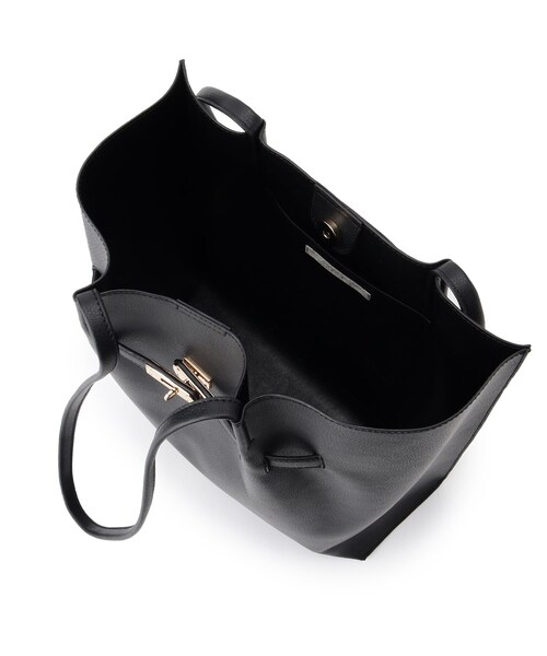 grove(グローブ)の「【A4】ベルトタックハンドルトート(トートバッグ・レディース・ダークグレー/ライトグレー/アイボリー/ブラック・00)」の15枚目の写真